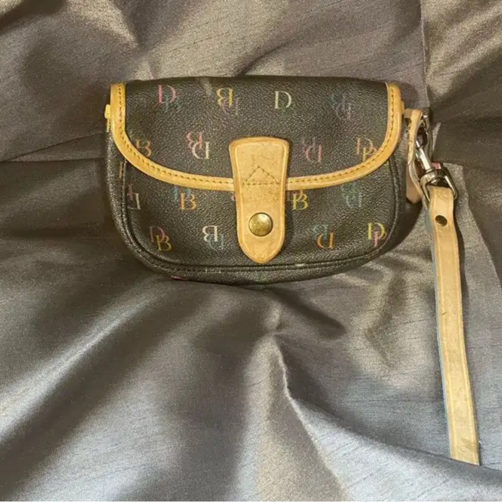 Dooney & Bourke Multicolor Monogram Wristlet